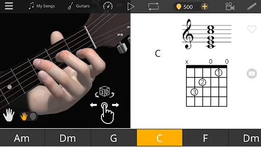 Guitar 3D - Basic Chords