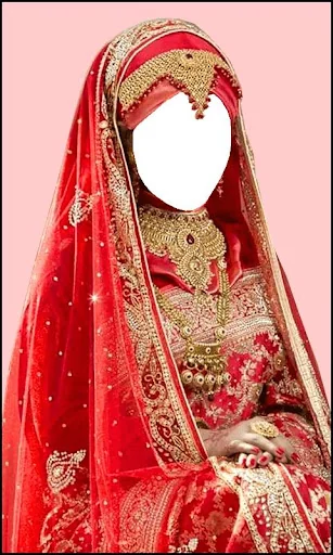 Bridal Hijab Women Photo Suit