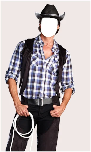 Men's Cowboy Dress Photo Suit