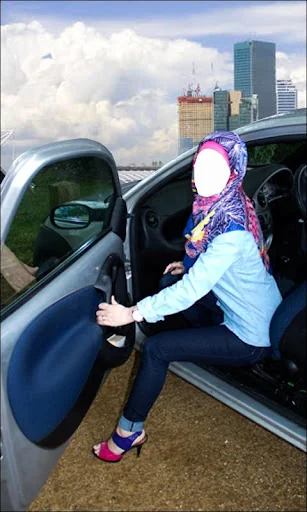 Hijab Girl Jeans Photo Suits