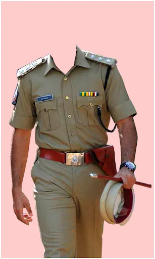 Men Police Uniform Photo Suit