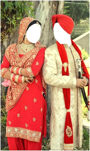 Sikh Wedding Photo Suit