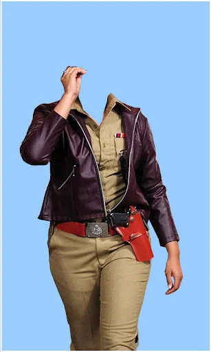 Women Police Uniform Photo App