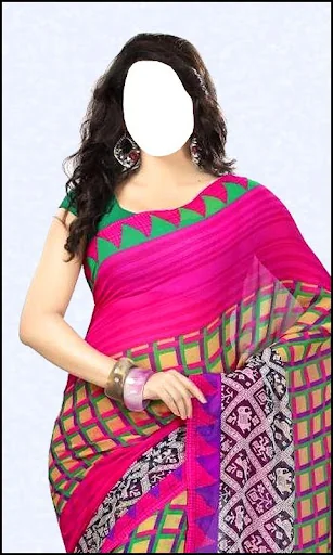 Women Saree Photo Suit