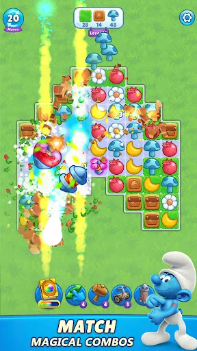 Smurfs Magic Match