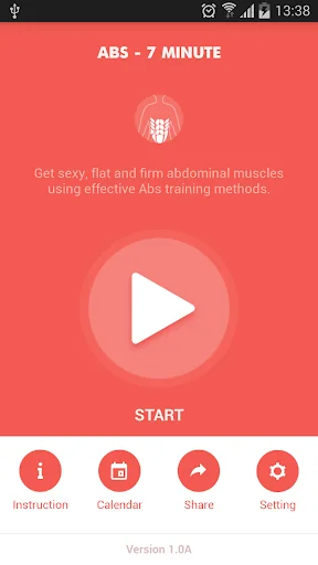 Abs workout 7 minutes screenshot 1