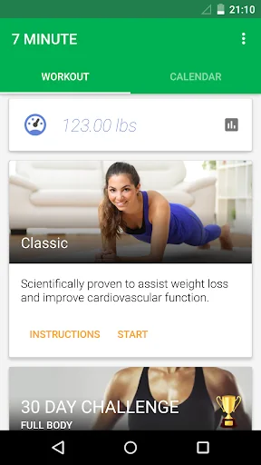 7 Minute Workout screenshot 2