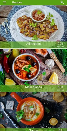 Potato recipes screenshot 1