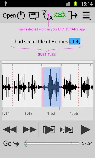 Repeat player WorkAudioBook screenshot 2