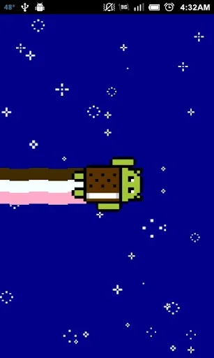 Nyan Droid Live Wallpaper screenshot 2