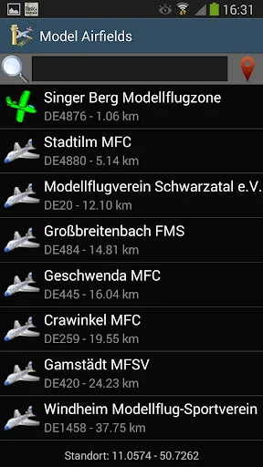 RC Model Aircraft Fields screenshot 1