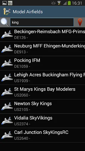 RC Model Aircraft Fields screenshot 4