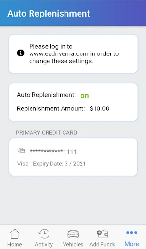 EZ Tolls MA screenshot 4
