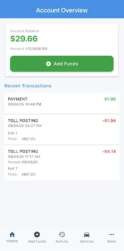 NY Tolls Manager screenshot 1