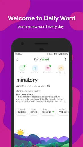 Daily Word - Word Of The Day screenshot 1