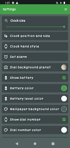 Galaxy Clock Live Wallpapers screenshot 3
