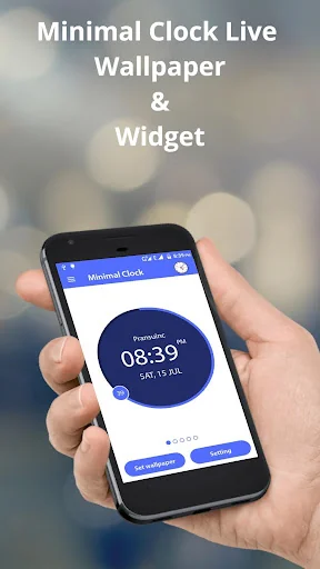 Minimal Clock Live Wallpapers
