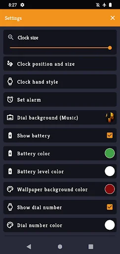Music Clock Live Wallpaper screenshot 4