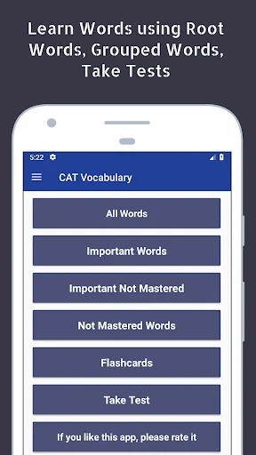 CAT Vocabulary screenshot 1