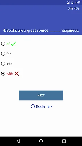 English Prepositions Offline screenshot 2