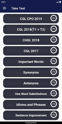 SSC CGL English Offline screenshot 1
