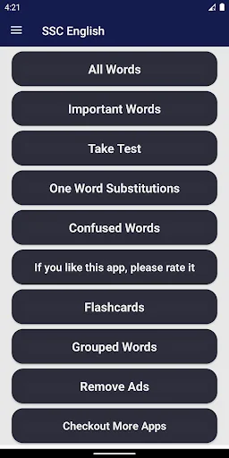 SSC CGL English Offline screenshot 2