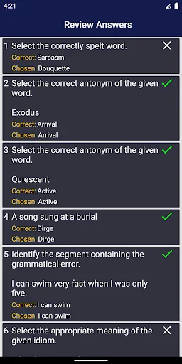 SSC CGL English Offline screenshot 4