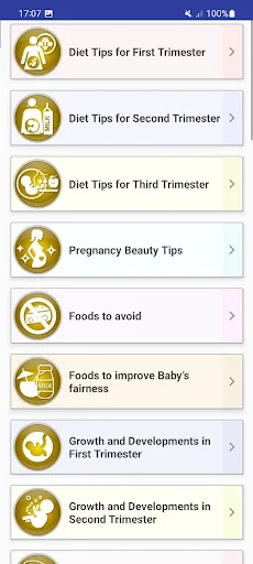 Pregnancy Tips Diet Nutrition screenshot 1