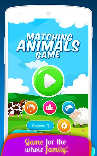 Matching Animals Game for Kids screenshot 1