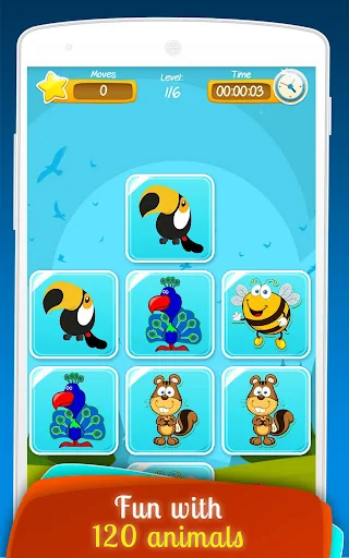 Matching Animals Game for Kids screenshot 2
