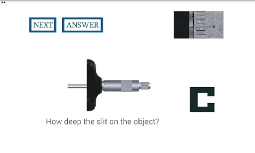 Depth Micrometer Simulator