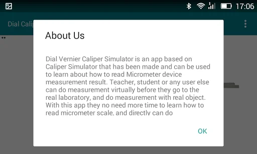 Dial Vernier Caliper Simulator screenshot 2