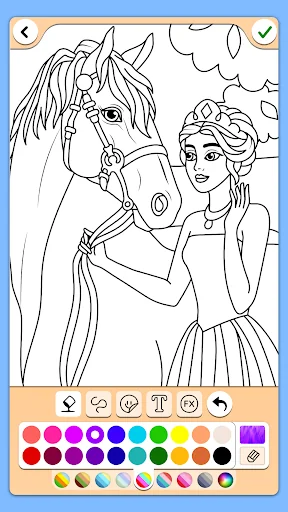 Princess Coloring Game screenshot 4