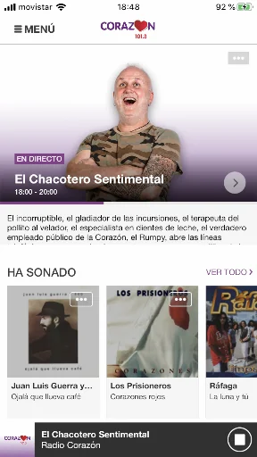 Radio Corazón screenshot 2