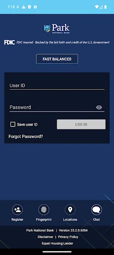 Park National Bank screenshot 1