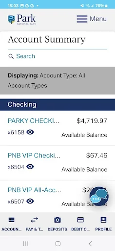 Park National Bank screenshot 2