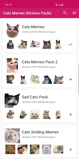 Cat Memes Stickers WASticker screenshot 4