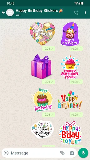 Stickers Happy Birthday