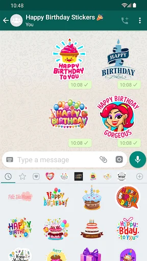 Stickers Happy Birthday