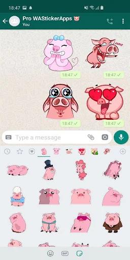 Pigs Stickers Packs WASticker