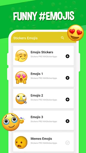 Stickers Emojis WAStickerApps screenshot 1