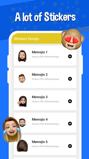 Stickers Emojis WAStickerApps screenshot 2