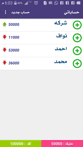 الدفتر المحاسبي +