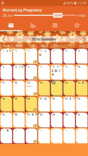 WomanLog Pregnancy Calendar