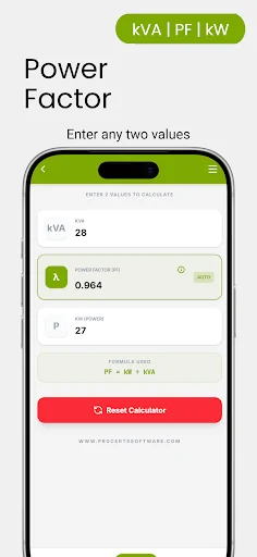 kVA Calculator screenshot 3