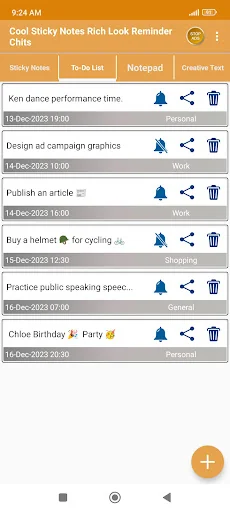 Cool Sticky Notes Rich Notepad screenshot 3