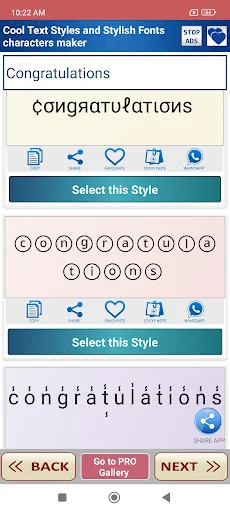 Cool Text & Fonts Styles maker screenshot 2