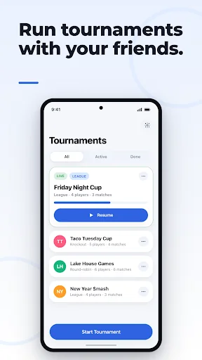 Friends Tournament: Bracket