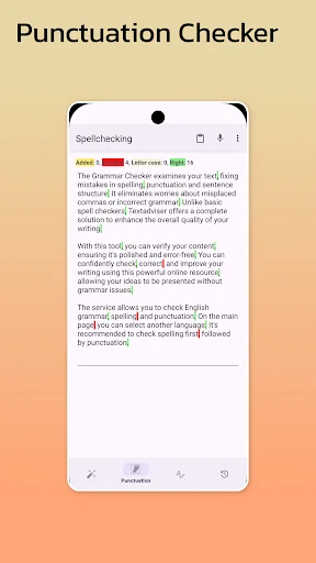 Checking spelling, punctuation screenshot 4