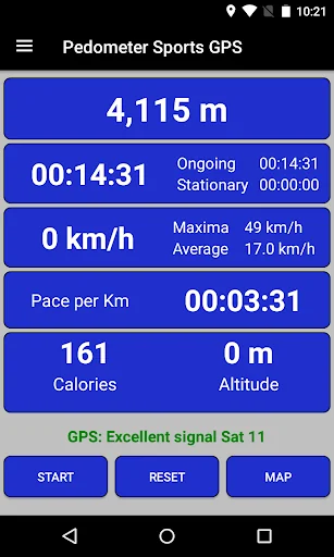 Pedometer GPS Sport screenshot 1